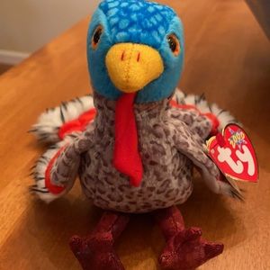 Vintage Beanie Baby Lurkey the turkey.